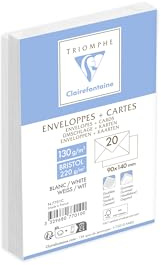 Clairefontaine 7701C Korrespondenz Set Triomphe Weiß
