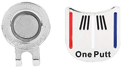 Alomejor Golfball-Marker Hat Clip Zubehör für -Liebhaber(2#)