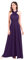 Robe longue convertible pour femme - Robe de soirée, de bal, de mariage, de cocktail - Violet - Medium
