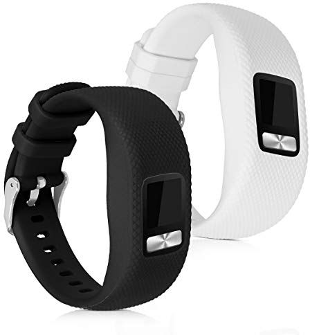 kwmobile Armband S kompatibel mit Garmin Vivofit 4-2X Fitnesstracker Sportarmband aus TPU und Silikon