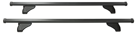 Cruz Dachträger für Mercedes A-Klasse W176 & CLA X117 SB, Stahl, 75 kg Tragfähigkeit, Schwarz