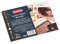 Derwent Lightfast Papierblock 178 x 254 mm, 300 g/m², 20 Blatt Papier, Glatte heißgepresste Oberfläche, Säurefrei, Ideal fürs Zeichnen und Malen, Professionelle Qualität, 2305831