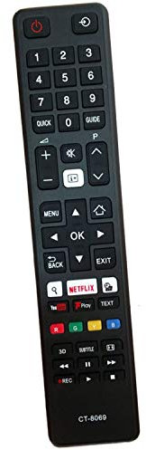 Compatible for toshiba ct-8069 remote Adapted to for toshiba ct8069 remote control tv 32D3653DB 32D3753DB 32L3753DB 32W3753DB 32W3753DG 40L3441 40L3443 40L3448