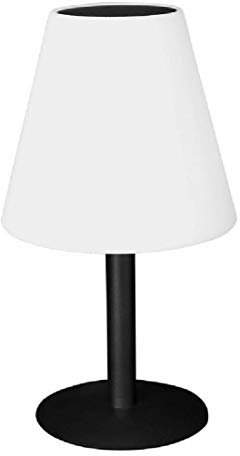 Velamp Lampe de table à charge solaire, blanc