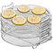 5-Tier deshidratador estante para Ninja Foodi, Aire freidora Accesorios deshidratador de alimentos Secado soporte inoxidable Estante para Air freidora 6.5-8QT Olla de presión Horno