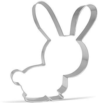 Emporte-pièce lapin en acier inoxydable 11,4 cm
