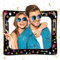 Aufblasbarer Fotorahmen Selfie Bilderrahmen, Selfie Rahmen Aufblasbare Photo Booth Requisiten, Groß Schwarz Foto Booth Frame für Geburtstag Hochzeit Weihnachten Party Deko Fotoautomat Zubehör 65x78cm