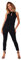 Lemoniade stylischer Jumpsuit Made in EU mit V-Ausschnitt und raffinierten Details (XL, Schwarz Neckholder)