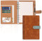 Skycase A5 Ringbuchordner aus PU-Leder, inkl. A5 Füllpapier, 6-Ring-Mechanik, braun – Praktischer Planer, Notizbuch & Portfolio für Schule, Studium & Büro