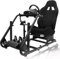 Dardoo Racing Simulator Cockpit Pro with Black Seat fit for LogitechG25 G27 G29 G920 Xbox One, PS4, PC Height Adjustable Racing Wheel Stand Shifter Wheel and Pedals Not Included