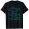 Raubfisch Angeln Polygon Barsch Zander Hecht Angler T-Shirt