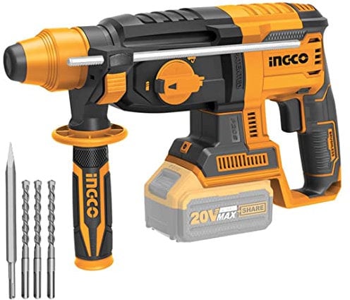 Ingco CRHLI20228 Martello Demolitore Tassellatore Brushless 20 V Sds Plus Nuova Versione Nudo Solo