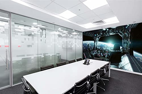 Vlies Fototapete RAUMSCHIFF 375 x 250 cm (inkl. Kleister) - Vlies Tapete, Wandtapete, Wandbilder - Tapete für Wohnzimmer Schlafzimmer, Büro, Küche - Montagefertig