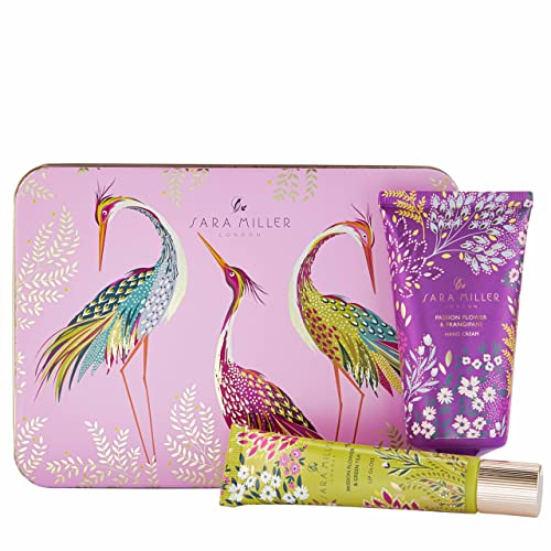 Sara Miller Beauty London Haveli Garden Hand- und Lippenduo, angereicherte Handcreme, hergestellt in Großbritannien, veganfreundlich, reisefreundliche Größe