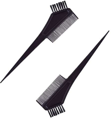 Brocha Tinte Pelo, 2 Pcs Pincel de Coloración de Cabello, Cepillo para Teñir el Cabello, Aplicador Tinte Pelo, Herramienta de Tinte de Pelo, para Teñir Cabello DIY