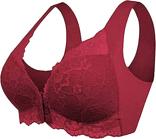 Ronronner Donna Reggiseno Pizzo Sportivo Cinghie Cinghie Reggiseno Senza Bretelle Reggiseno Yoga Sportivo Impunture Supporto Microfibra e Pizzo con Interno Coppe in Coton