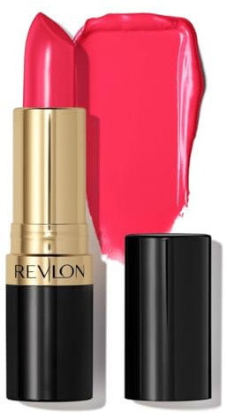 Revlon Super Lustrous Lipstick, Lippenstift mit cremiger Formel, Mit Vitamin E angereichert, 806 Electric Melon, 4,2g
