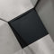 doporro Receveur de Douche Bac à Douche Ultra Plat en Solid Surface Gris Noir Mat Geoma07 80x80x3 cm