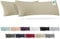 Barbons Seitenschläferkissen Bezug 40x145 2er Set – 165 g/m² Oeko-TEX Zertifiziert Kissenbezug Kopfkissenbezug 100% Jersey Baumwolle Kissenbezüge Kissenhülle mit Reißverschluss (40x145-Sand)