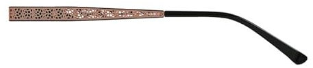 ChangeMe! 1 Paar Wechselbügel 9136-1: Korrekturbrille, Unisex-Erwachsene, Roségold mit Grau Metallic