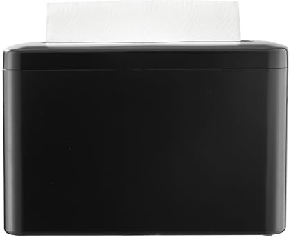 Modundry Dispensador de Toallas de Mano Entreplegadas para Mostrador, Dispensador de Papel Secamanos, Dispensador de Papel Toalla Plegado Comercial y Hogar, Negro