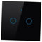 DOITOOL Controllo Tattile Deviatore Wifi Interruttore Intelligente Interruttore Smart Interruttore Wifi Interruttori Controllo Wi-fi App Parete Black