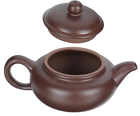 Garneck 1 Pc teiera di argilla viola fischio del piano cottura teiera in porcellana teiera induzione teiera per induzione teiera giapponese antico bollitore per il tè teiera con manico