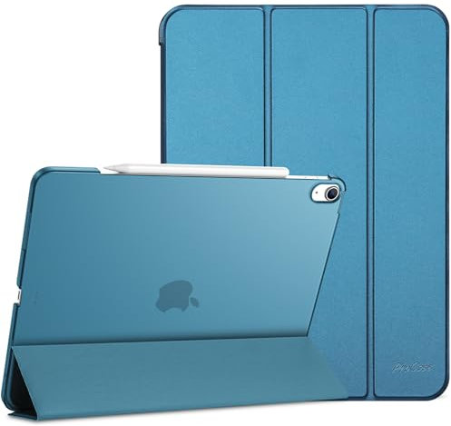 ProCase Coque pour iPad Air 13 Pouces (M3) 2025/(M2) 2024, Housse Étui de Protection, Veille/Réveil Automatique -Cyan
