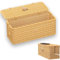 Rattan Cable Organiser,Cable Management to Hide Cord,Handmade Cable Tidy Box,2 Open Slots Cable Box,Wire Organiser For Home,Workplace,Decorative Extension Lead Box Cable Tidy Box (Yellow-Round Hole)
