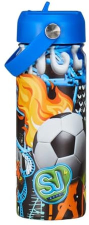 SJ Gang Borraccia Termica Boy Fire Soccer Ball 500 ml