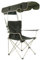 Genérico Chaise de camping pliable avec parasol, ultra légère et portable, en tissu Oxford, pour pêche, directeur, avec porte-gobelet et sac de rangement pour plage, camping, pique-nique et pêche.