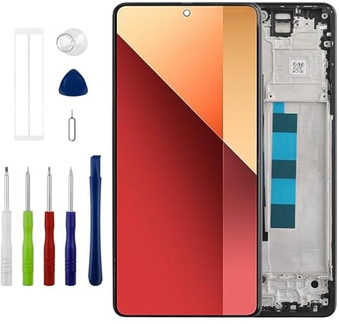 Duotipa Display TFT da 6,67, compatibile con Redmi Note 13 Pro 4G, display LCD touchscreen, montaggio con kit di strumenti di riparazione, senza impronte digitali