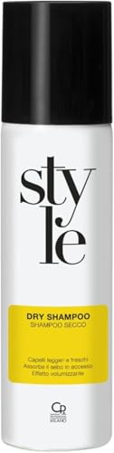 Style Dry Shampoo, Shampoo Secco per Capelli con Azione Volumizzante, 200ml | Formula con Amido Di Mais per Capelli Freschi e Leggeri, Ideale per Tutti i Tipi di Capelli, Uso Rapido e Pratico