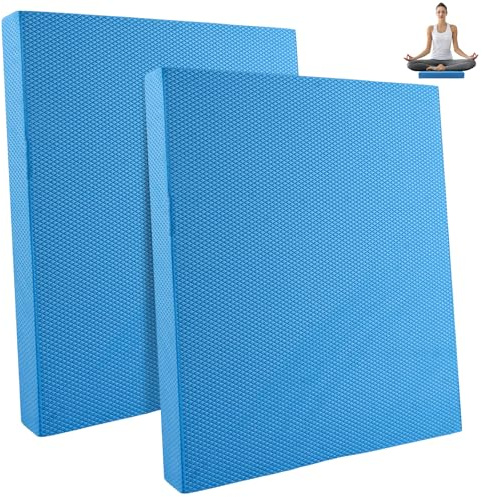 APACALI 2 Stück Balance Pad, Balancekissen physiotherapie für Stabilität und Koordination, Kissen Rutschfest Wackelkissen Balancegerät Gleichgewichtstrainer