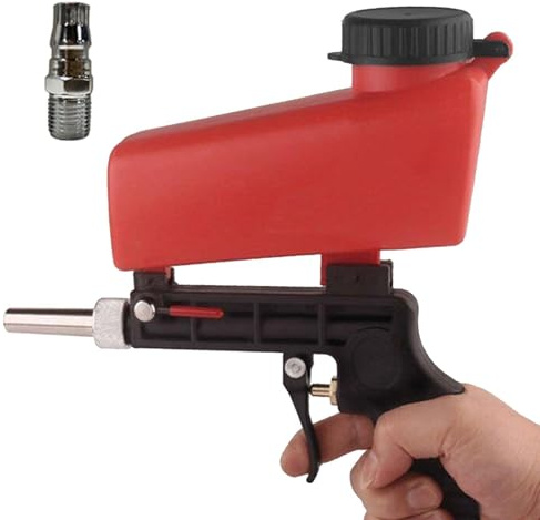 Máquina de Granallado de | Pistola de Chorreado Manual | Máquina de do Doméstico - para Automoción, Metalurgia, Carpintería, Industria, Hogar, Garaje, Taller y