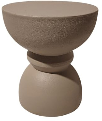 Rebecca Mobili Beistelltisch, Sofatisch, Mokkabraun, MGO, Moderner - Maße HxBxT: 42,5 x 35 x 35 cm - Art. RE7279