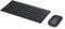 seenda WGJP-031 Small Wireless Keyboard and Mouse, Ultra Compact Rechargeable USB Keyboard and Mouse Combo with Portable Size Low Profile Keys for Windows XP/7/8/10/11 Laptop Computer, Black