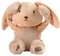 Pioupiou et Merveilles - Les Doux Bidous - Peluche Enfant Coucou et Comptine Valentin Le Lapin - A partir de 10 Mois - Piles incluses - 16309