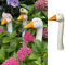 OF Gartenstecker Gänsehals - Höhe 35 cm - Garten Deko Gans - Gartenfiguren für außen