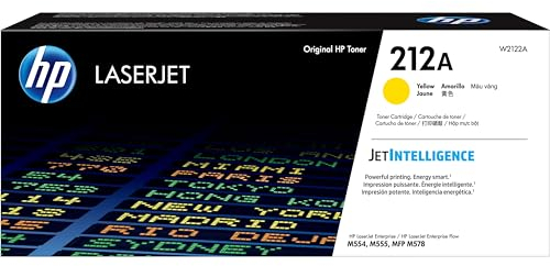 HP 212A (W2122A) Gelb Original Toner für HP Color LaserJet Enterprise M554, M555, M578