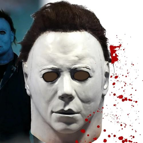 Applysu Michael Myers Maske für Herren, Horror-Gruselmasken, Halloween 1978, Unisex-Erwachsene