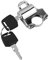 TOPINCN Helmet Locks, Motorcycle Helmetlock Weather Resistant Iron Universal Strong Anti Scratch for Motorcycle Models with 22mm Handlebar(Chrome)