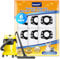 KEEPOW 6 Pack KFI 357 Staubsaugerbeutel für Kärcher WD 2 Plus, WD 3, WD 3 Akku, Vlies Staubsaugerbeutel für Kärcher Staubsauger WD3 S, KWD 1, KWD 2, KWD 3, MV 3, SE4001, SE4002