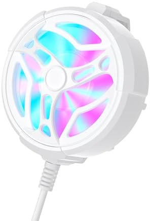 RYGRZJ Ventilateur de refroidissement universel pour telephone portable, clip arrire pour refroidisseur de jeu, dissipateur de chaleur, 9,5 x 7,1 x 4 cm, pour smartphone