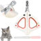 BSITSSS Coupe Griffes Chat avec Sécurité, 2mm&4mm Trou Conique Coupe Ongle Chat, Coupe Griffe Chat Coupe Ongle pour Chiots et Petits Animaux Simple à Utiliser pour Un Novice, avec Lime-Griffes(Rose)