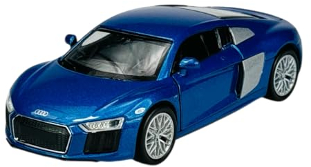 Welly A-U-D-I R8 V10 Coupe Blau neuestes Modell 2. Generation ab 2015 1/34-1/39 Metal Modell Auto Die Cast Neu im Kasten