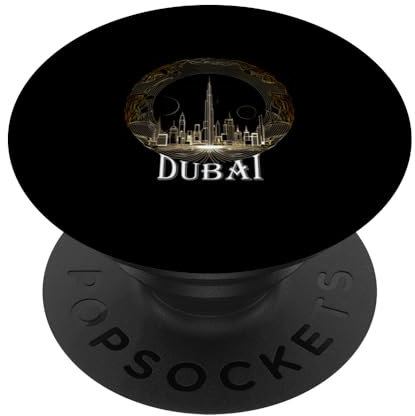 Dubai Burj Khalifa VAE Skyline Vereinigte Arabische Emirate Dubai PopSockets Klebender PopGrip