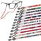 Brillenband 12 Stück Brillenkette Damen Bunt Verstellbar Sonnenbrillen Band Kette Brillen Schnur Sport für Damen und Herren