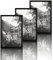 VUVUZULA Bilderrahmen 20x30cm Schwarz Holz Holzrahmen 3er Set Fotorahmen MDF Rahmen Posterrahmen