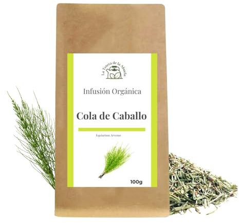 Cola de Caballo Infusión Orgánica 100g – Té Cola de Caballo a Granel – Hierba Natural Diurética y Depurativa – Infusión Pura y Natural - La Tetera de la Abuela